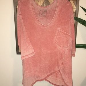 Free People Henley with pocket